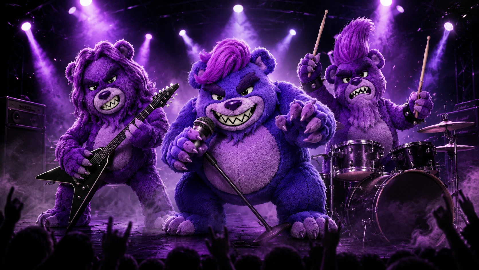 The Monsters performing Dance With The Monster